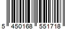 Barcode 5450168551718