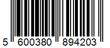Barcode 5600380894203