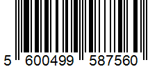 Barcode 5600499587560