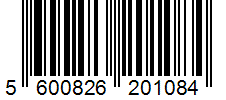Barcode 5600826201084