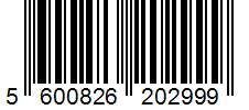 Barcode 5600826202999