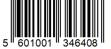Barcode 5601001346408