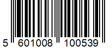 Barcode 5601008100539