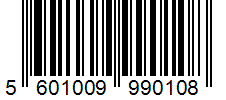 Barcode 5601009990108