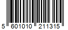 Barcode 5601010211315