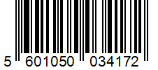Barcode 5601050034172