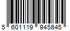 Barcode 5601119945845