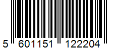 Barcode 5601151122204