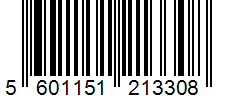 Barcode 5601151213308