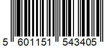 Barcode 5601151543405