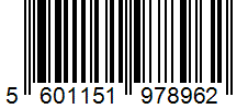 Barcode 5601151978962