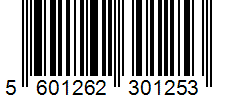Barcode 5601262301253