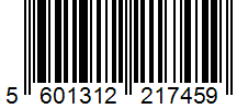 Barcode 5601312217459