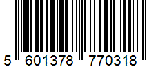 Barcode 5601378770318