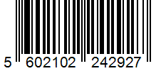 Barcode 5602102242927