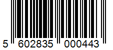 Barcode 5602835000443