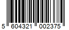 Barcode 5604321002375