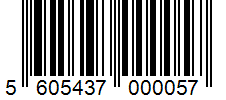 Barcode 5605437000057