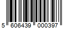 Barcode 5606439000397