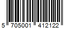 Barcode 5705001412122