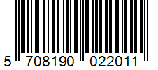 Barcode 5708190022011