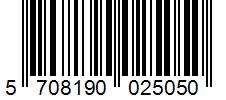 Barcode 5708190025050