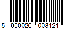 Barcode 5900020008121