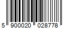 Barcode 5900020028778