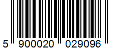 Barcode 5900020029096