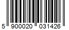Barcode 5900020031426