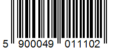 kod kreskowy ean 5900049011102