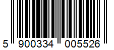 Barcode 5900334005526