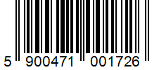 kod kreskowy ean 5900471001726