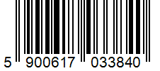 Barcode 5900617033840