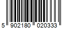 Barcode 5902180020333