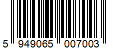 Barcode 5949065007003