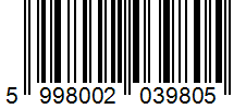 Barcode 5998002039805