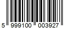 Barcode 5999100003927