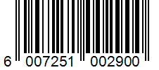 Barcode 6007251002900