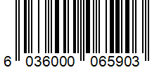 Barcode 6036000065903