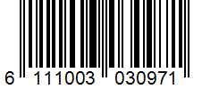 Barcode 6111003030971