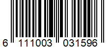Barcode 6111003031596
