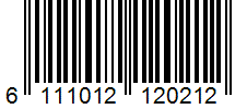 Barcode 6111012120212