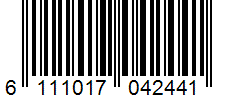 Barcode 6111017042441