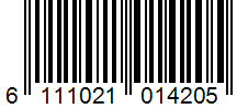Barcode 6111021014205