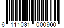 Barcode 6111031000960