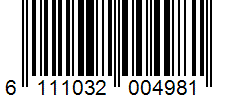 Barcode 6111032004981