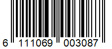 Barcode 6111069003087