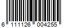 Barcode 6111126004255