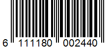 Barcode 6111180002440